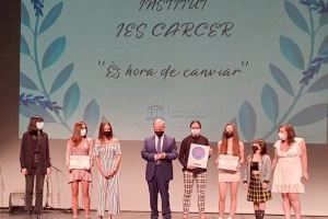 L'IES Càrcer guanya un dels guardons dels XIV Premis Federico Mayor Zaragoza
