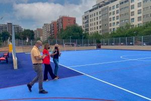 València renueva las instalaciones deportivas elementales de los barrios de la ciudad