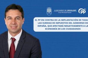El PP de Crevillent pide en una moción parar la subida de impuestos e implantación de tasas del Gobierno de España