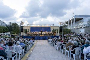 La Banda Simfònica Municipal de València reprén els seus concerts temàtics a l'aire lliure als jardins del Palau