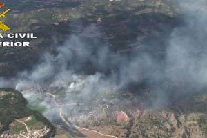 La Guardia Civil investiga a una persona por un delito de incendio forestal afectando al Parque Natural de Hoces del Cabriel