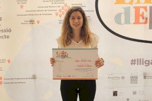 L’estudianta de la Universitat de València Àngels Grimalt, nomenada per segona vegada millor oradora de la Lliga de Debat Universitària de la Xarxa Vives