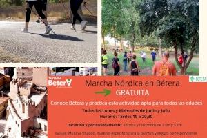 El Ayuntamiento de Bétera repite la organización de la Marcha Nórdica tras el éxito del pasado año