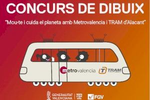 Ferrocarrils de la Generalitat convoca el concurso de dibujo 'Muévete y cuida el planeta con Metrovalencia y TRAM d'Alacant'