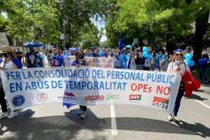 El personal interí es manifestarà a València, Castelló i Alacant aquest divendres