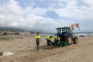 El Ayuntamiento de Alcalà-Alcossebre ultima el acondicionamiento de las playas
