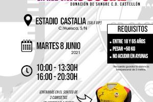 El Club, junto al Centre de Transfusió de la Comunitat Valenciana, acogerá el próximo martes una jornada de donación de sangre en Castalia