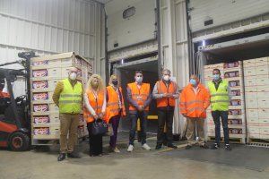De València a l'Índia: ix el primer enviament d'11 contenidors de taronges amb tractament de fred en trànsit