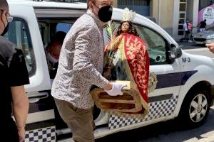 Santa Quitèria recorre las iglesias de Almassora ante la ‘tornà’ a la ermita