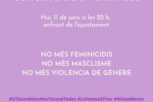 Almenara s'adhereix a les concentracions feministes convocades aquesta nit a les 22 hores enfront dels ajuntaments contra la violència masclista