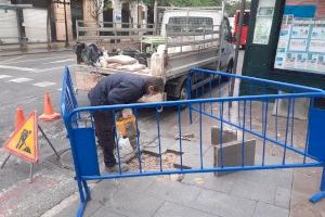 El Ayuntamiento de Alicante inicia la reparación de aceras, plazas y espacios tras la aprobación del nuevo contrato por 4,1 millones de euros