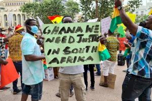 Ghana se manifiesta en Valencia