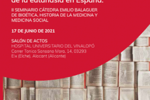 El conflicte entre el dret a l'eutanàsia i l'objecció de consciència dels facultatius, a debat en el II seminari de la Càtedra de la UA 'Emilio Balaguer'