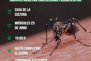 El Ayuntamiento de Bétera pone en marcha una campaña informativa contra el mosquito tigre