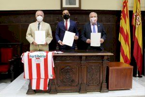 El Club Balonmano Puerto Sagunto renova el conveni amb Fertiberia per a la temporada 2021-2022