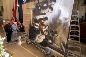 La Concatedral de Santa María luce dos nuevos cuadros del artista Traver Calzada