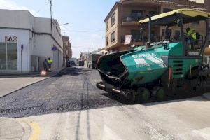 Finalizan las obras de asfaltado de caminos rurales en Betxí