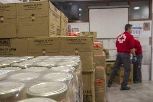 Cruz Roja lleva más de 146.000 kilos de alimentos a 7.763 personas vulnerables de la provincia de Castellón