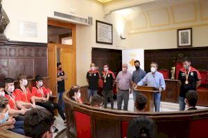 El Ayuntamiento de Sagunto recibe y honra al Cadete del Fertiberia BM Puerto Sagunto por la consecución del tercer puesto en el Campeonato de España