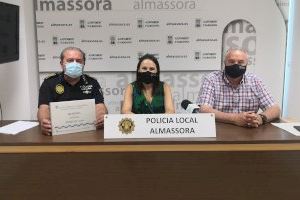 Almassora destaca la actuación en la pandemia y el aumento de plantilla en la memoria anual de su Policía Local