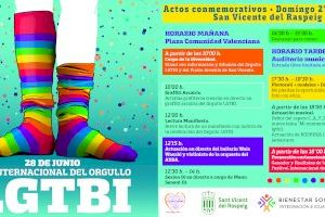 San Vicente del Raspeig se llena de acciones  con motivo del Día Internacional del Orgullo LGTBIQ+