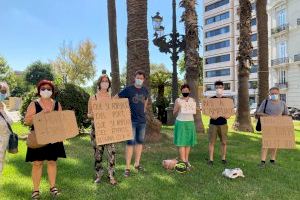 Protesta contra Ábalos en Valencia por la ampliación del by-pass