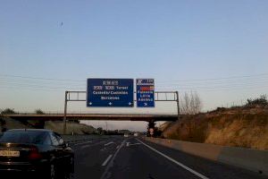 El Govern ampliarà els carrils del bypass de València per a absorbir més trànsit