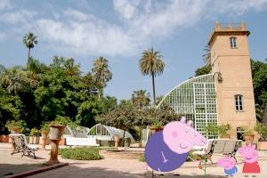 Peppa Pig arriba Jardí Botànic de la Universitat de València