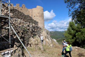 Avancen a bon ritme les obres de restauració i posada en valor del castell de l'Alcalatén