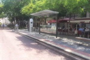 La Conselleria de Obras Públicas renueva las paradas del TRAM de Castelló