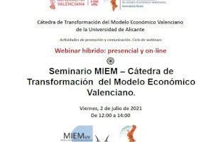 La Càtedra de Transformació del Model Econòmic Valencià fa balanç del seu treball en la Universitat d'Alacant