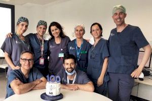 El servicio de Urología del Hospital General de València alcanza las cien cirugías robóticas