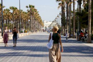 València va registrar la temperatura més alta en quasi dos anys i els termòmetres continuaran pujant