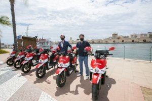 Gandia comptarà per tercer any consecutiu amb el servei de motos elèctriques compartides d'Acciona