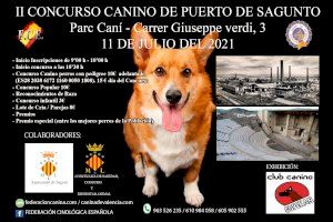 Diumenge que ve se celebrarà el II Concurs Caní de Port de Sagunt