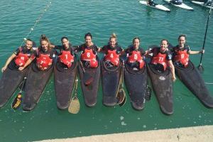 El equipo femenino del Alaquàs Kayak Polo se clasifica para el campeonato de Europa