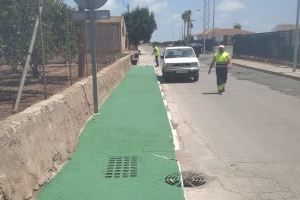 L'Ajuntament de Xilxes millora el trànsit del camí que uneix el nucli urbà amb la zona recreativa Els Plans