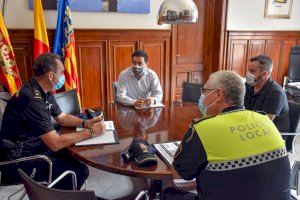 Ayuntamiento de Alcoy y Cuerpos de Seguridad se reúnen para coordinarse en la lucha contra la Covid-19