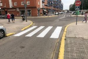 Alaquàs realitza treballs de pintura i manteniment en diversos carrers del municipi