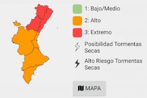 Activat el nivell extrem per incendis forestals a la província de Castelló