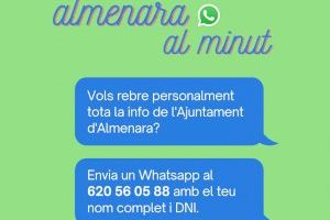 El servici de comunicats per WhatsApp de l'Ajuntament d'Almenara supera els 500 usuaris