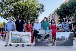 Alboraia lliura els premis del VIII Concurs de pintura a l'aire lliure "Pinta al Carrer"