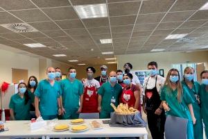 Alicante Gastronómica Solidaria, con los sanitarios del centro de vacunación de la Ciudad de la Luz