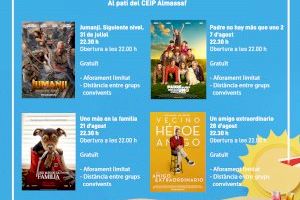 El cinema d'estiu torna a Almussafes amb quatre pel·lícules per al públic familiar