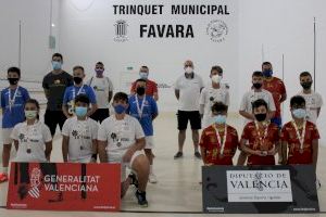 El Genovés, Oliva, Quatretonda y Alcántara-Cárcer campeones de raspall en Valencia