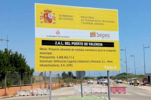 Comienzan las obras de acondicionamiento para la recepción municipal de la ZAL del puerto de Valencia