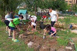 Aula Viva Naturalment recibe a 572 escolares de Vila-real en 2021 y se consolida como un proyecto de aprendizaje al aire libre