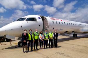 El aeropuerto de Castellón estrena la nueva ruta de Sevilla con dos vuelos semanales
