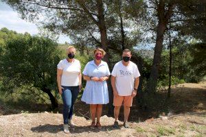 Las brigadas forestales de la Diputación trabajan en la limpieza del paraje de Sant Vicent de l’Alcora