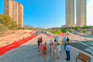 Benidorm gana un nuevo vial que conecta Vía Parque con el Paseo de Poniente